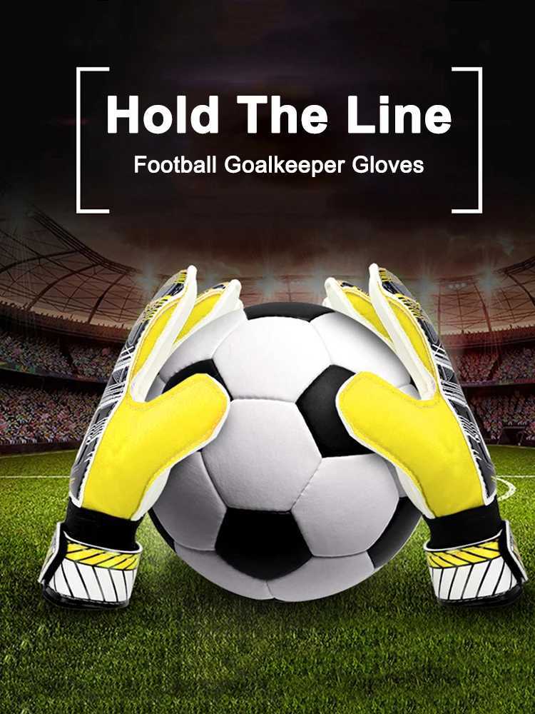 Goalkeeper Gloves Professional Football Goalkeeper Gloves Full Finger Hand Protection Breathable for Adults Children Teenagers XJ250606