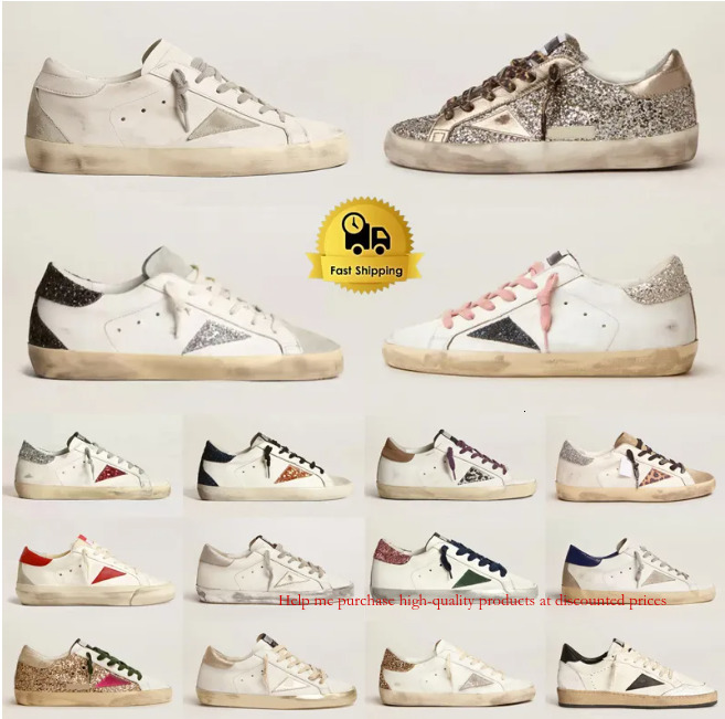 Top Designer Platform Mens Shoes Ball Star Shoe Black White Sneakers Classic Casual Golden Top Sneakers Women Italy Trainers Size 35-48 With Box