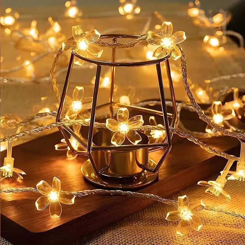 3-10M Warm White Cherry blossom light string led fairy string lights for Wedding Party Indoor garden home DecorationsXJ250606