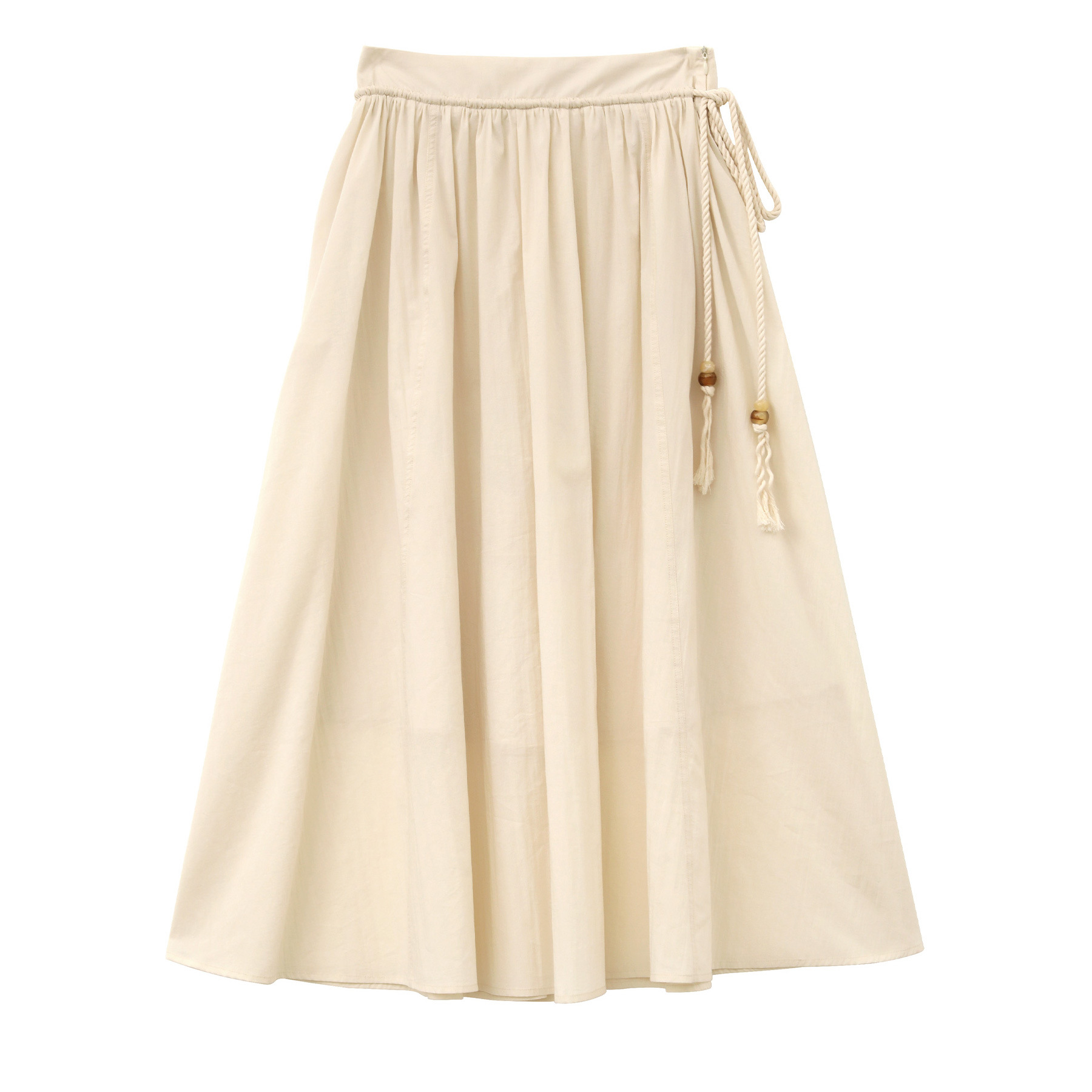 XR300 new style drawstring half-length umbrella skirt thin long skirt women's summer