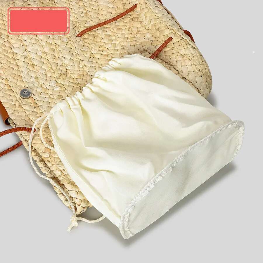 New Fashion Handheld Bag Large Capacity Women Shoulder Straw Woven Handbags Hand-Woven Tote Beach Bags Designer Brand Purse