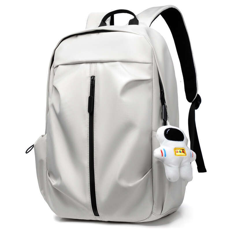 Korean Style Versatile Unisex Backpack Business Casual Trendy Laptop Large Capacity Lightweight Simple Student School Bag