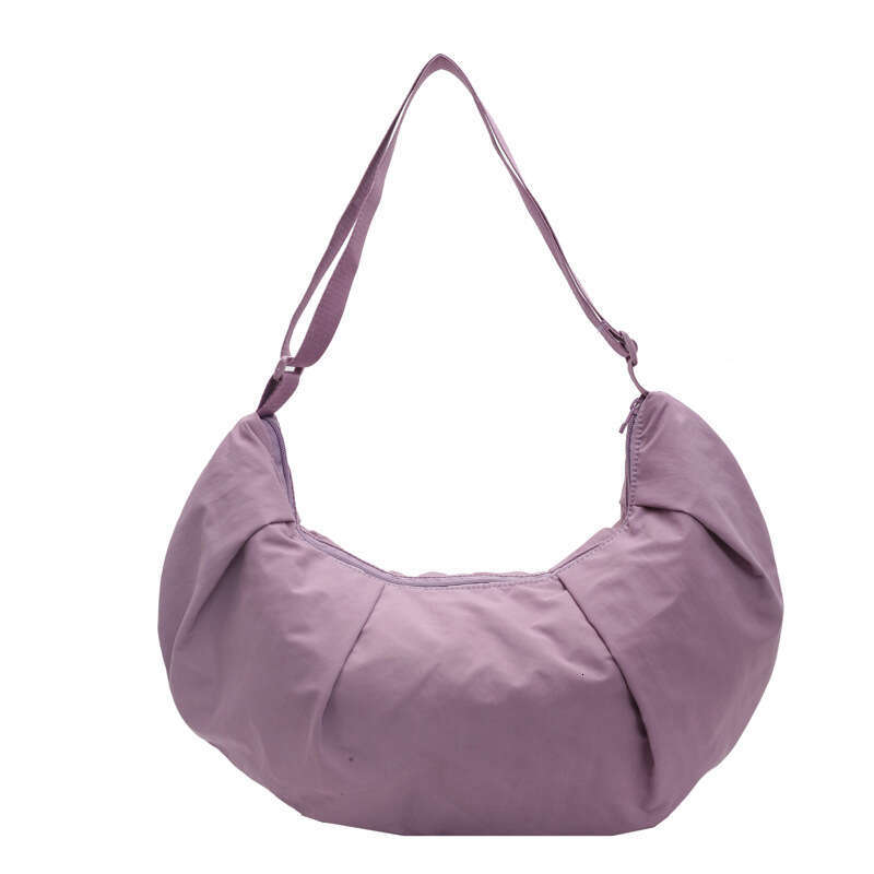 2025 New Lightweight Dumpling Outdoor Large Capacity Casual Travel Crossbody Korean Style Ins Shoulder Bag