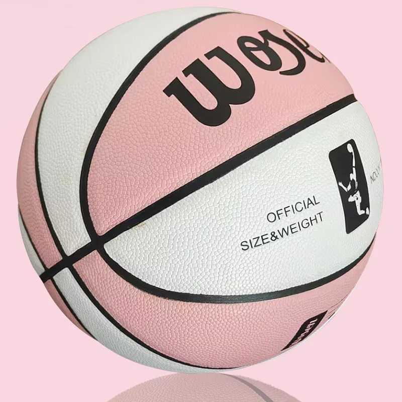 Color Basketball Official Size 5# Soft Wear-resistant Anti-Slip PU Material Basketball Training Childrens Birthday PresentXJ250606
