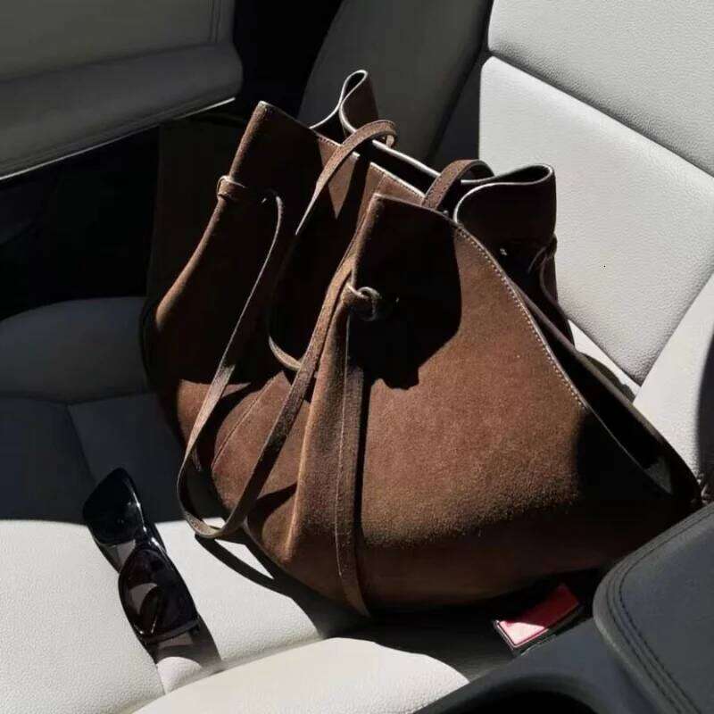 Spacious Faux Suede for Her: Stylish & Functional Designer Accessory