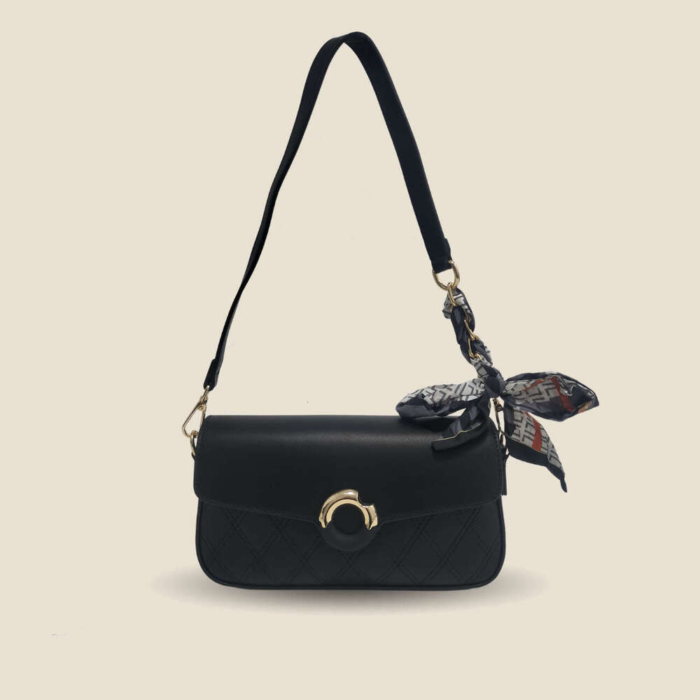 Women New Niche Design Scarf Small Square Commuter Versatile Shoulder Crossbody Bag