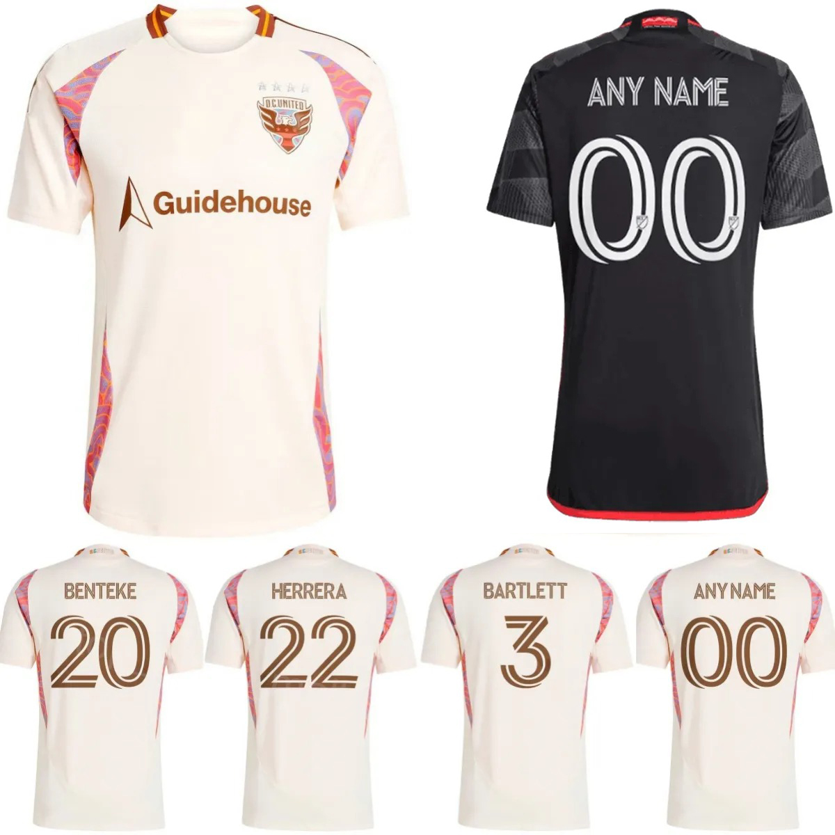 2025 2026 DC Soccer Jerseys KLICH BENTEKE KAMARA BIRUM 25 26 RES ESTRADA GRESSEL CANOUSE Football Shirt PEREZ ROBERTHA YOW ALFARO men camesitas