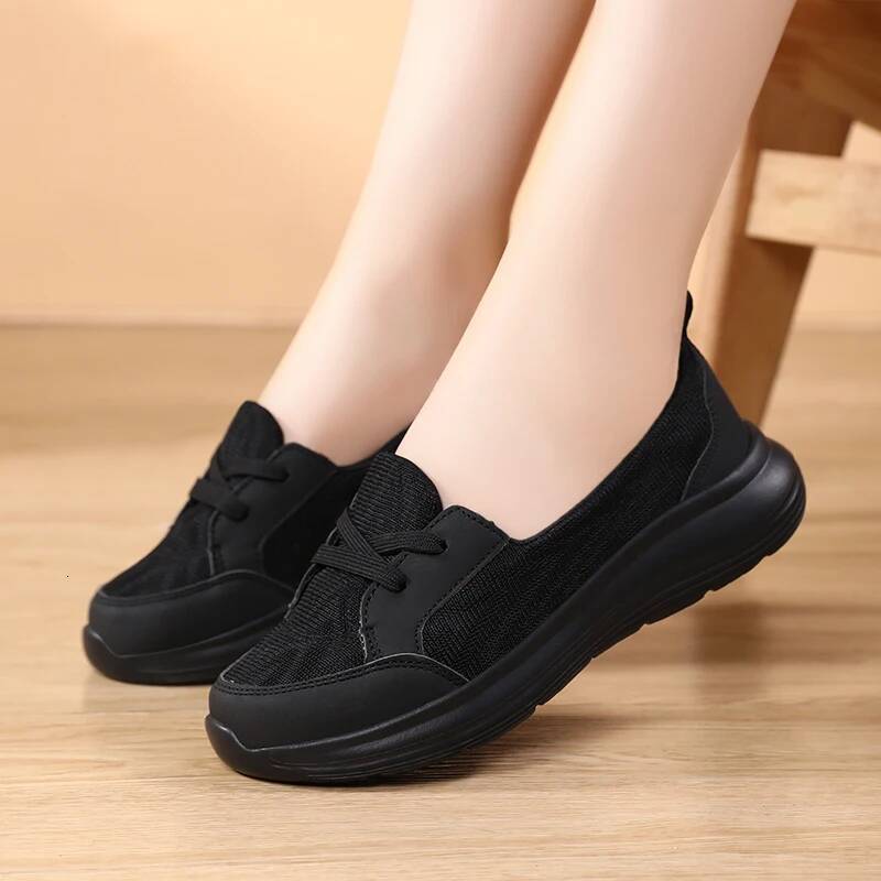 Ddmyoutdoor Ddmyoutdoor Women Platform Breathable Walking Mesh Flat Bottom Outdoor Casual Sports Vulcanized Shoes Zapatillas De Deporte Outdoor Shoes