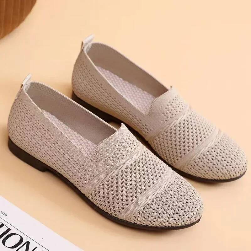 ddmyoutdoor For Women Soft Sole Anti Slip Casual Fly Woven Flat Bottomed Womans Flats Shoes Fisherman Woman Outdoor Outdoor Shoes