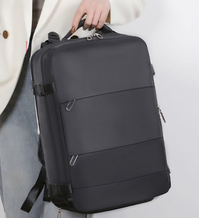 zh118882large Capacity Backpack Men Travel Outdoor Laptop BagOxford Solid High School Bags Teen College Boys Collage Student Backpack8889