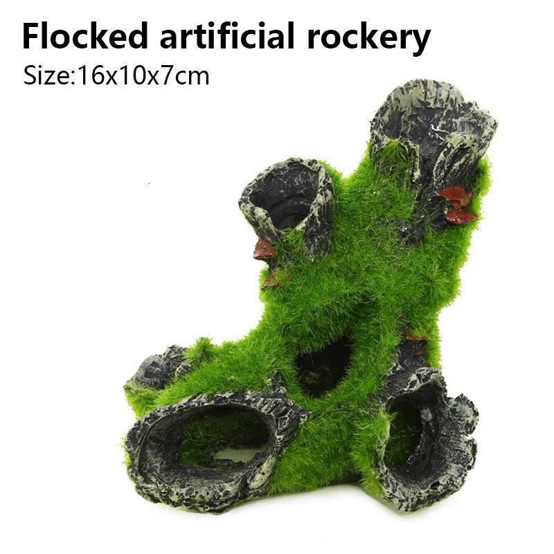 Resin Breeding Hiding Cave Simulation Shrimp Cave House Decorative Props Tree House Shelter Crafts Arts for Aquarium Landscaping 250604