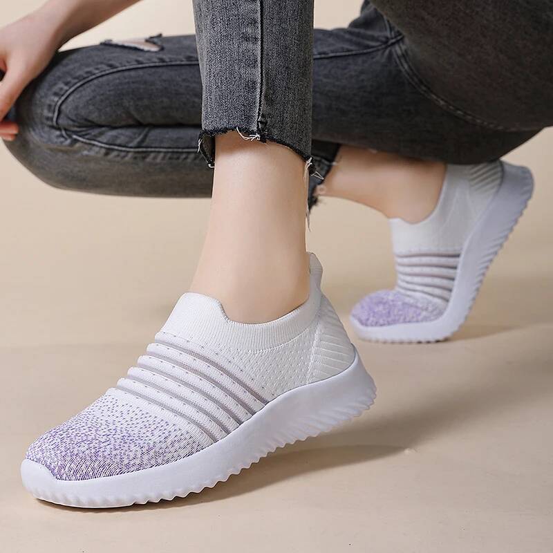 ddmyoutdoor Women S Shoes Lightweight Platform Sneaker Soft Sole Mesh Breathable Walking Comfortable Casual Single Shoe Large Size Outdoor Outdoor Sho