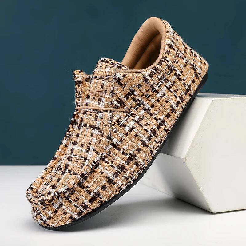 Ddmyoutdoor Man S Sneakers Canvas Casual Comfort Loafers For Men Lightweight Driving Walking Male Lazy Flat Shoes Outdoor Shoes