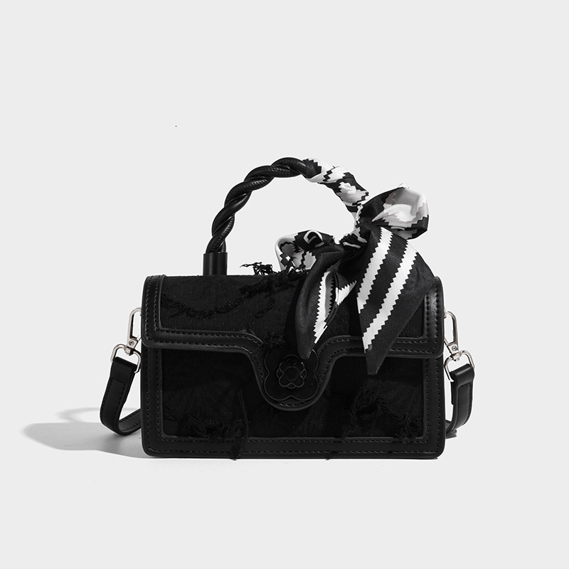 Free Shipping 2025 Summer New Fashion Versatile Handbag Designer Bags Niche Luxury High-end Exquisite Lace Shoulder Crossbody Small Square Bag