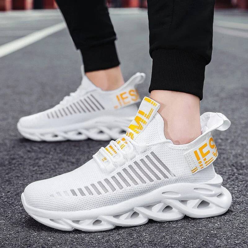 Ddmyoutdoor MAEDEF Men Comfortable Casual Sneakers Breathable Platform Running Man Mesh Sport Shoes Waling Tenis Masculino Outdoor Shoes