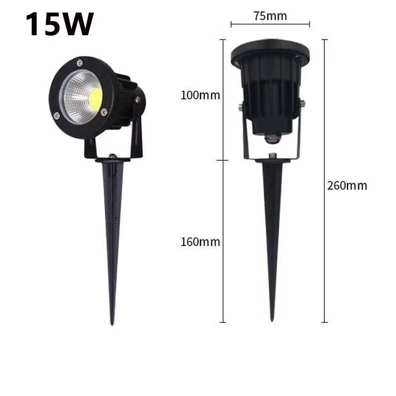 LED Bahe im Lambas 5W 10W 15W D Mekan Su Geirmez IP65 220V110V12V24V Peyzaj ivili Ampul Bahe Yolu COB im Spot Iklar W250607