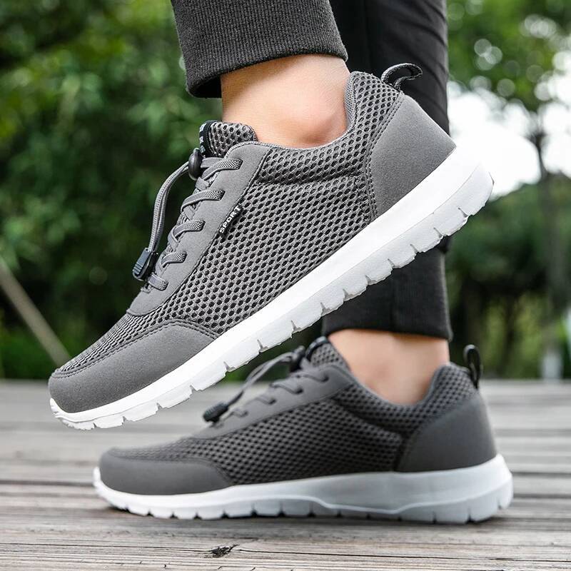 Ddmyoutdoor Sneaker Men Mesh Comfortable Running Outdoor Platform Tennis Casual Walking Lightweight Flat Jogging Shoes Tenis Masculino Outdoor Shoes