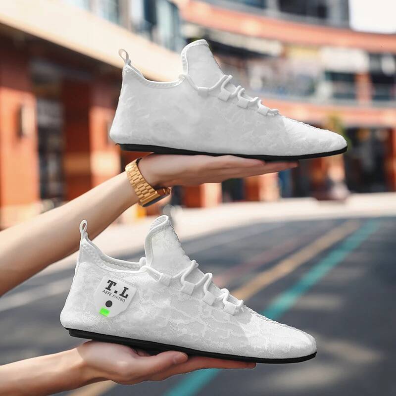 Ddmyoutdoor MAEDEF Summer Trend High Quality Walking Casual Outdoor Anti Slip Stylish Shoe Soft Light Lace Up Mesh Flats Men Shoes Outdoor Shoes