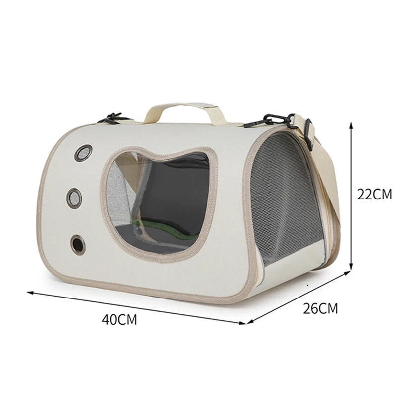 Portable Pet Bag for Small Dogs Cats Outdoor Foldable Cat Bag Breathable Cat Shoulder Bag Kitten Carrying Bag 250603