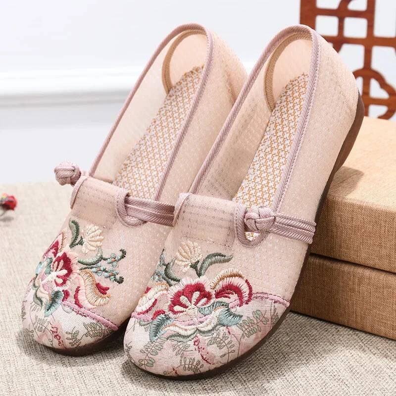 ddmyoutdoor Soft Sole Casual Loafers For Women Summer Fashion Knitted Non Slip Breathable Mesh Walking Woman On Platform Shoes Outdoor Outdoor Shoes