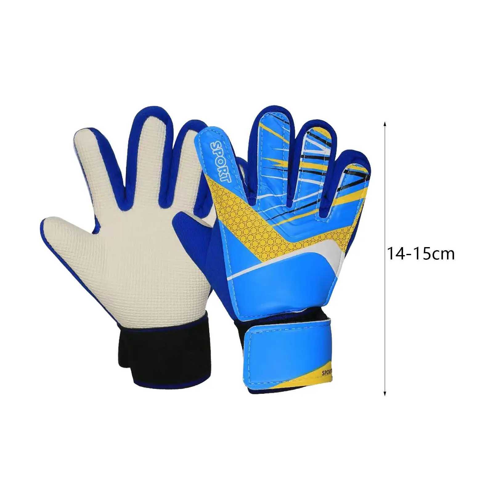 Kids Football Goalkeeper Gloves for Beginners Trendy Sports Supplies Gift Boys and Girls Non Slip Protective Lightweight Mitts XJ250606