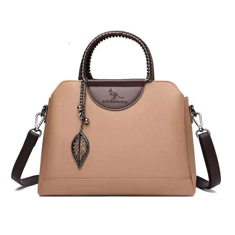 Handbag, High-Quality Leather Single Shoulder Women's Crossbody Bag, New Brand Small Square Bag 2025/06/07