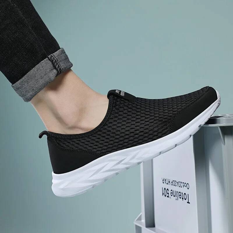 Ddmyoutdoor MAEDEF Men S Sneakers Breathable Mesh Casual Shoes Outdoor Non Slip Big Size Loafers Walking Lightweight Male Tennis Shoes Outdoor