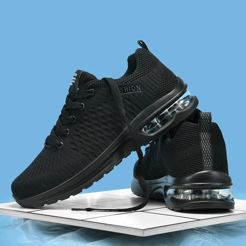 Ddmyoutdoor Plus Size Mens Sports New Fashion Summer Black Sneakers Man Cushioning Air Running Shoes Husband Chaussure De Course Outdoor Shoes