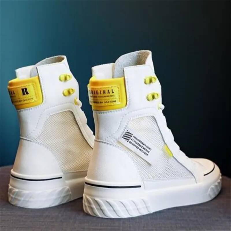 Ddmyoutdoor Platform Women S Sneakers New Spring Canvas Lace Up Vulcanized Summer Breathable White Casual Shoes Outdoor Shoes