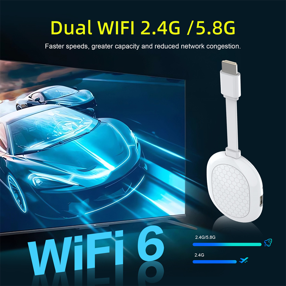 Android 14 Allwinner H313 TV stick Mortal Q2S Dongle Support Wifi6 BT5.0 8K Voice Remote TV BOX 2GB RAM 16GB ROM