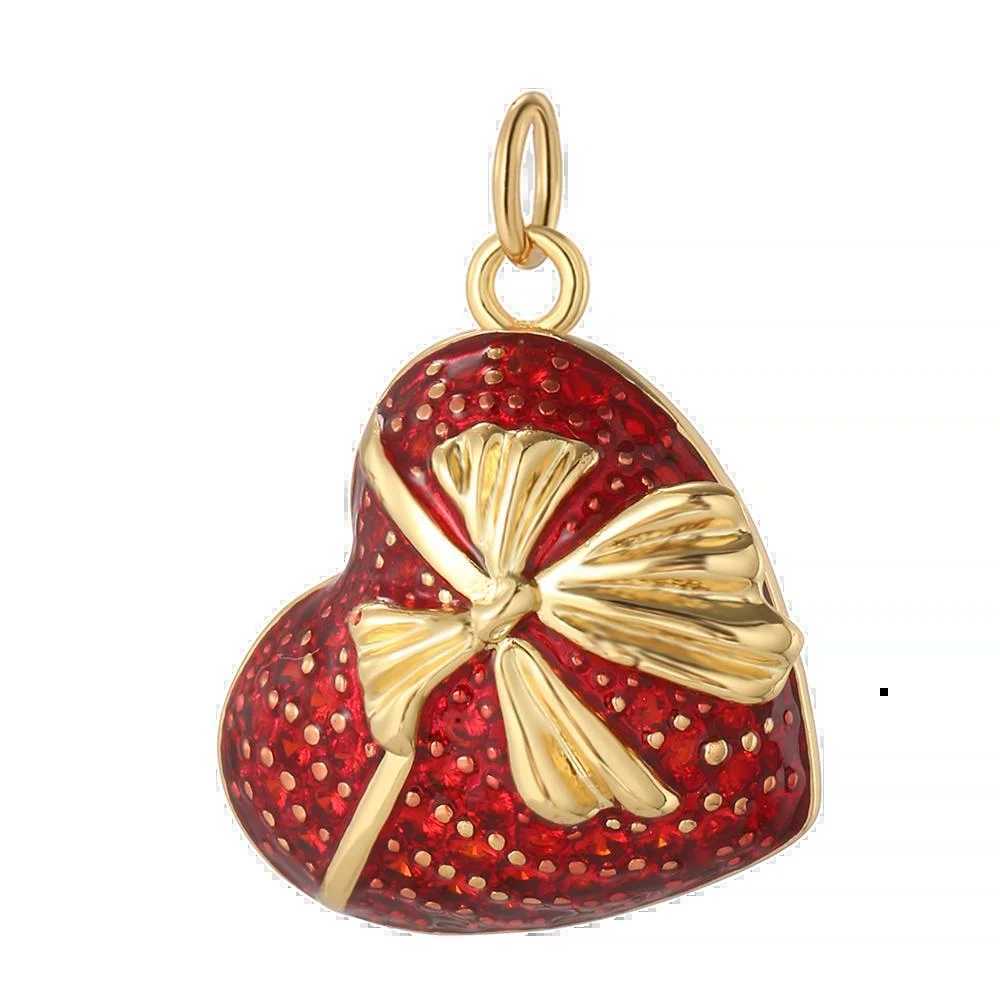 Bohemian Hearts Charms DIY Earrings Bracelet Necklace Accessories Gold Color Charms for Jewelry Making Supplies Designer XJ250607