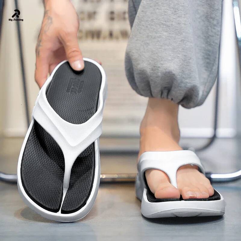 Ddmyoutdoor TAIPAO New Men S Non Slip Shock Absorbing Flip Flops Summer Casual For Outdoor Vacation Seaside Sandals Beach Shoes outdoor shoes