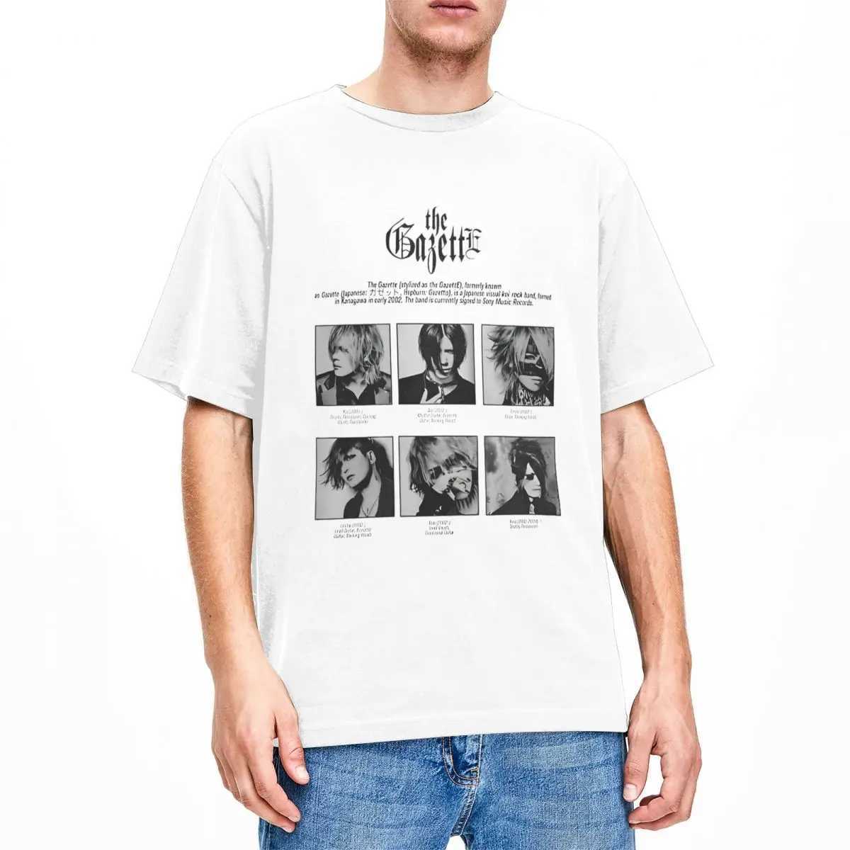 Men Women The Gazette 2024 Rock Tour Music Band Graphic T Shirt Accessories Humor Pure Cotton T Shirt Tops Gift Idea X250607