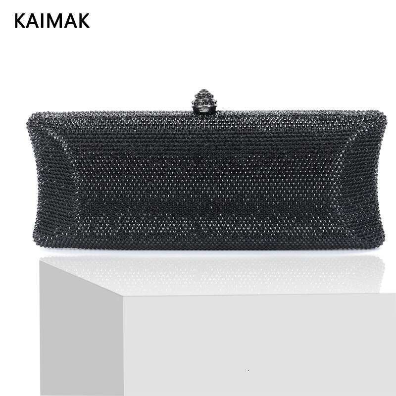 2025 Women gold sier Black Crossbody Bags Wedding Bridal Purse Party Night Clutch Stone Crystal Rhinestone Evening Bag