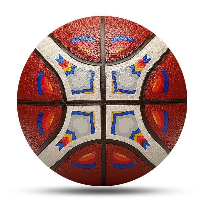 2023 Molten Basketball Balls High Quality Official Size 7 PU Indoor Outdoor Men Basketball Training Match Game Baloncesto XJ250606