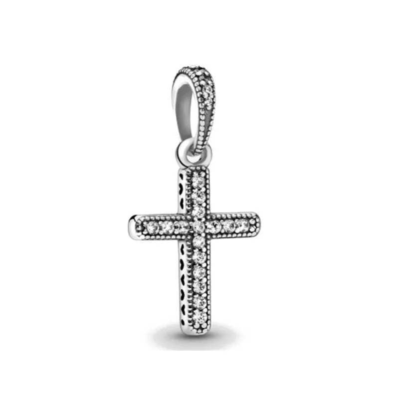 2025 Hot Selling Firefly Cross Tower DIY Charm 925 Sterling Silver Bead Fit European Bracelet Necklace Jewelry For Women XJ250607
