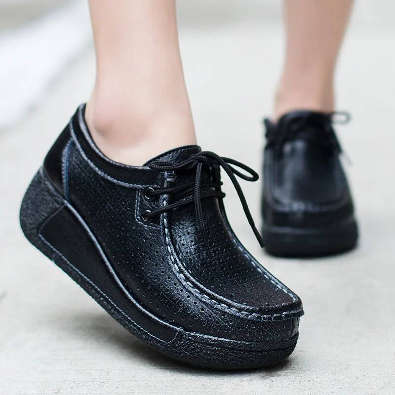 Ddmyoutdoor Ddmyoutdoor New Genuine Leather Woman Winter Shoes Casual Flat Platform Women Shoe Plush S Loafers Slip On Female Sneakers Femme Outdoor O