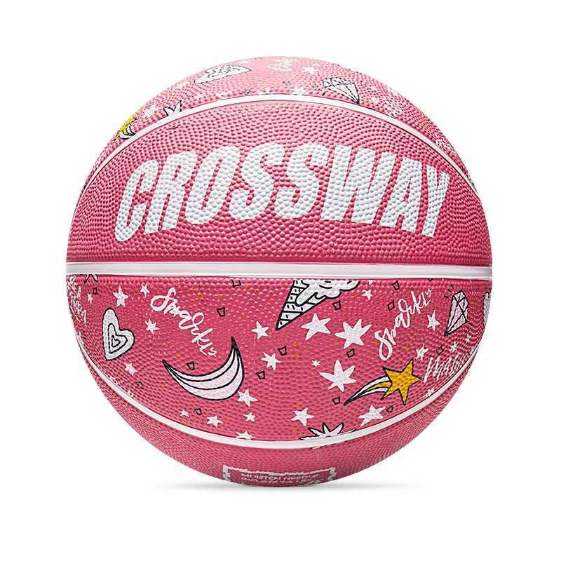 Size 5/6 Basketball Rubber Wear-resistant Good Hand Feel Indoor Outdoor Training Ball Explosion Proof Anti-slip Match Basketball XJ250606
