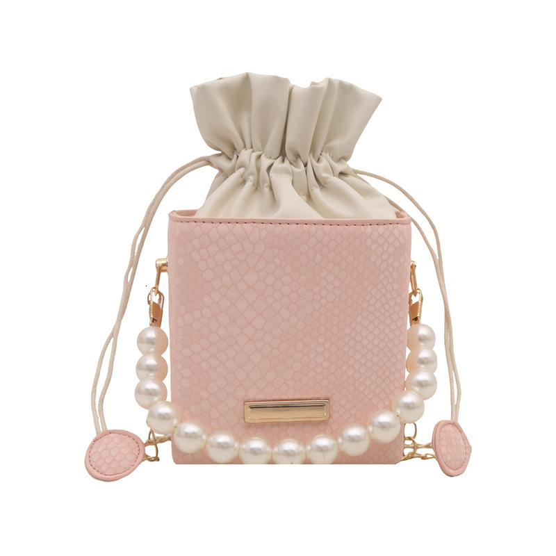 Top brand high-quality new free designer bag new fashion trend chain bag multifunctional fashion bucket bag pearl handbag unique shoulder bag new free