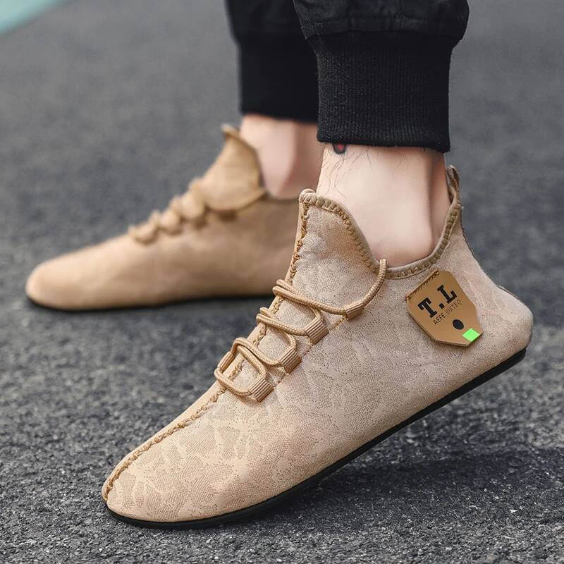Ddmyoutdoor MAEDEF Summer Trend High Quality Walking Casual Outdoor Anti Slip Stylish Shoe Soft Light Lace Up Mesh Flats Men Shoes Outdoor Shoes