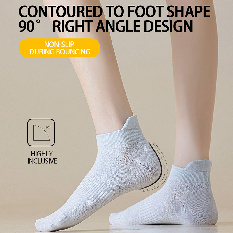 Cotton-Linen Antibacterial Socks Breathable Organic Blend Footwear Accessory with Germ Resistance