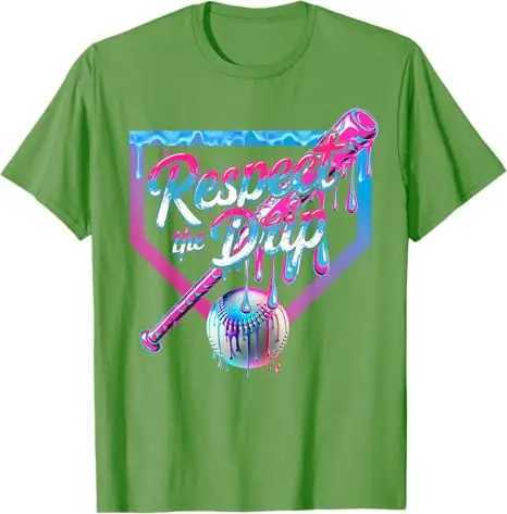 Ice Drip Baseball Bat with Sprinkles Drip Youth Boys Baseball T-Shirt Sons Nephew Fashion Awesome Novelty Gift Y2k T Top X250607
