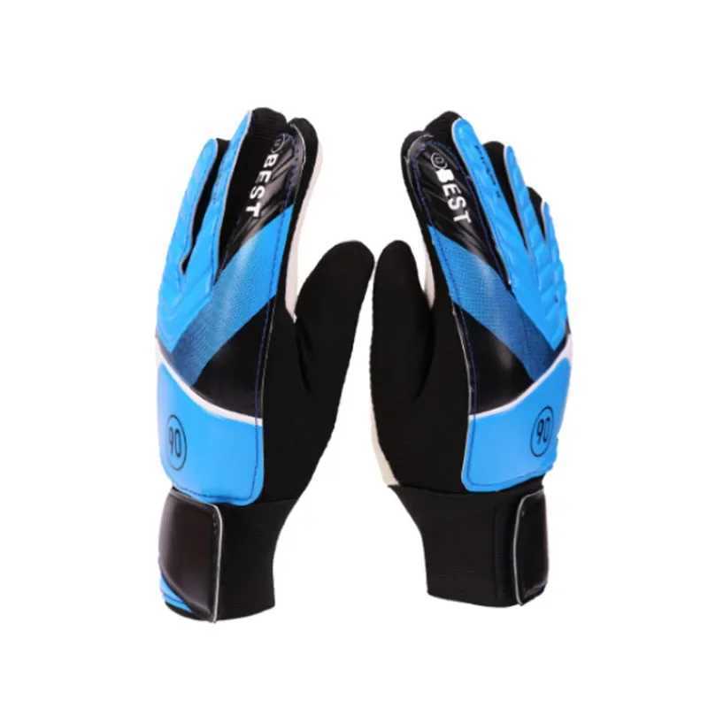 Goalkeeper Glove Latex Goalkeeper Gloves Football Protection Adults Anti-Slip Football Gloves Soccer Goalie XJ250606