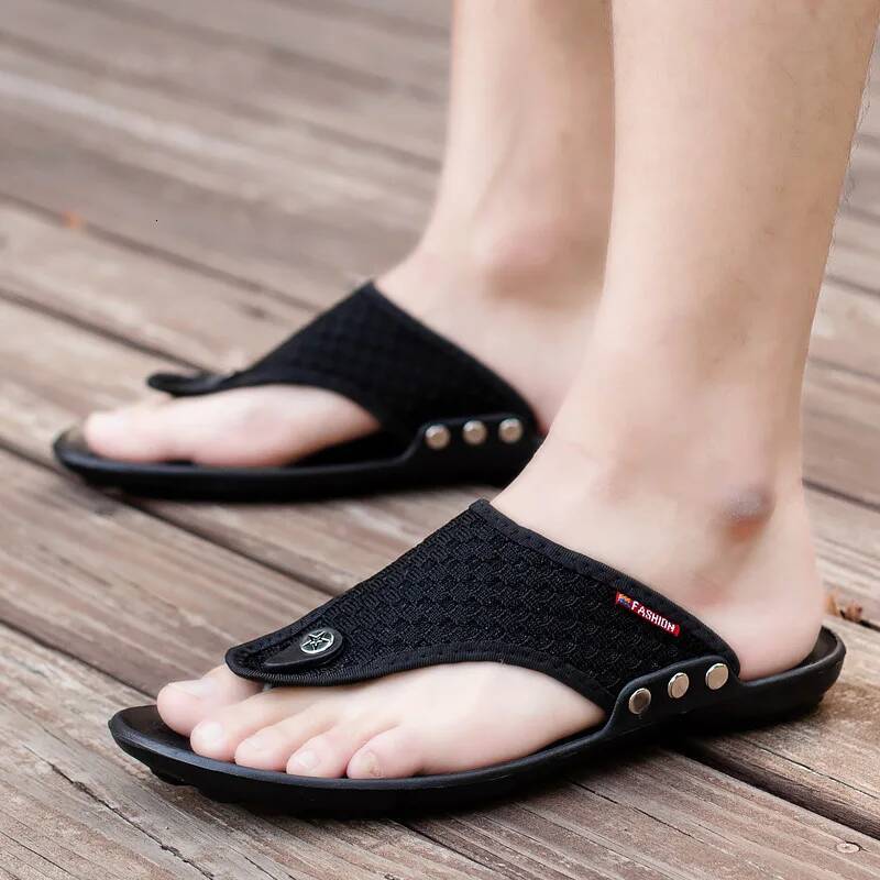 Ddmyoutdoor MAEDEF Summer Flip Flops For Beach Slippers Casual Sandals Comfortable Non Slip Bathroom Shoes Men Slides outdoor shoes