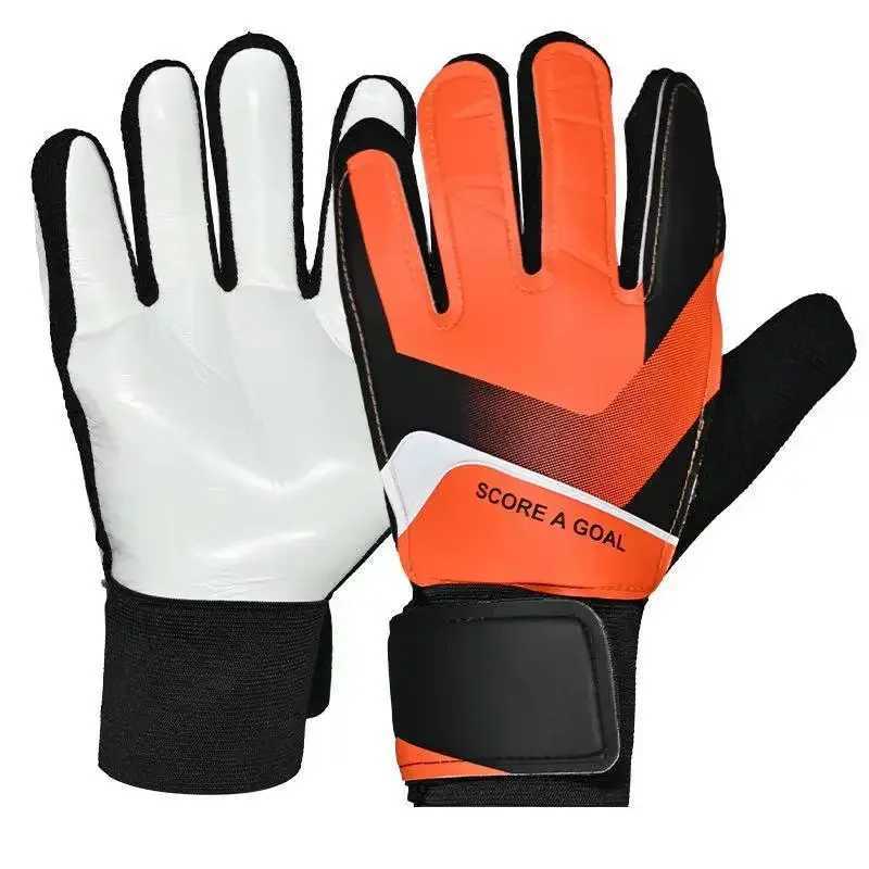 Soccer Goalkeeper Gloves For Adults Kids Anti-Collision Latex PU Goalkeeper Hand Protection Gloves Football Training Accessories XJ250606