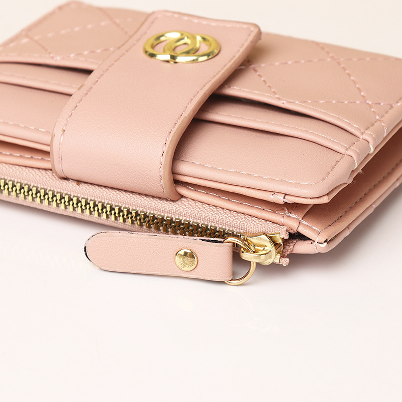 Free shipping new designer bag New women multi slot zero wallet and women short wallet with triple fold design