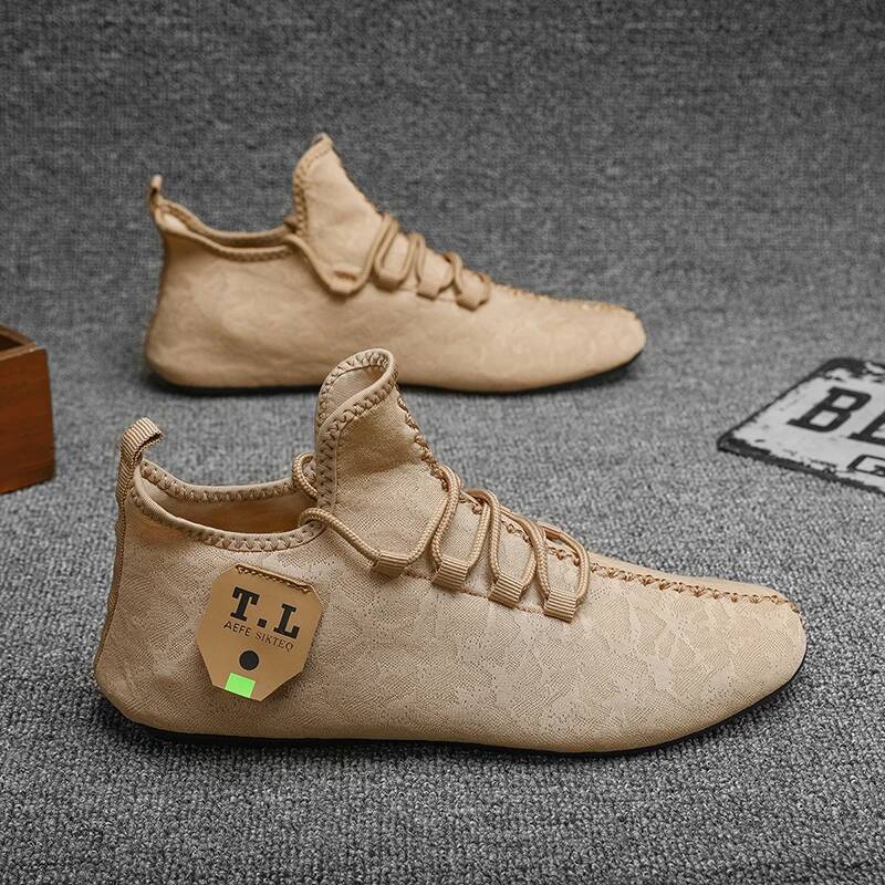 Ddmyoutdoor MAEDEF Summer Trend High Quality Walking Casual Outdoor Anti Slip Stylish Shoe Soft Light Lace Up Mesh Flats Men Shoes Outdoor Shoes