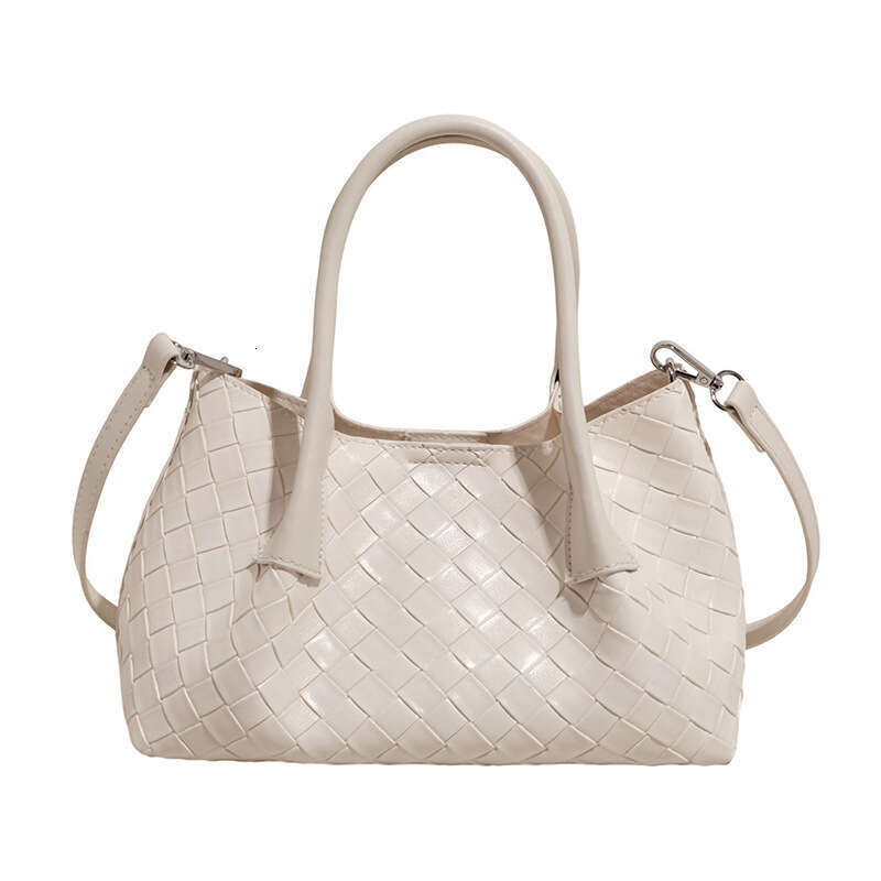 Niche Handbag for Women 2025 Summer New Simple Woven Pattern Basket Fashion Commuter Crossbody Bag Trend