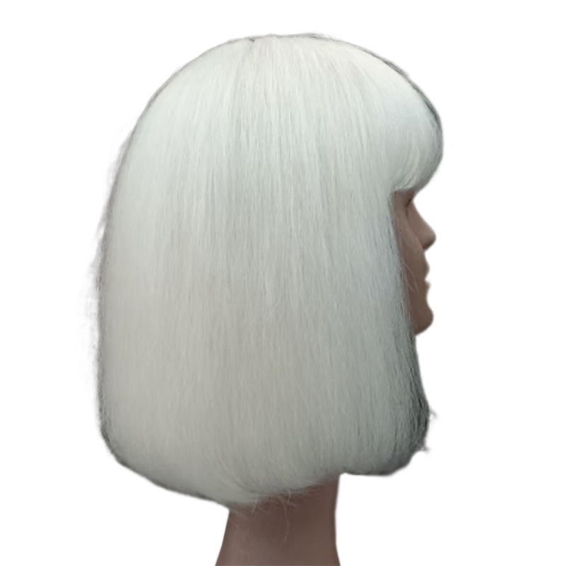 Short straight hair women's wig, high-quality wig