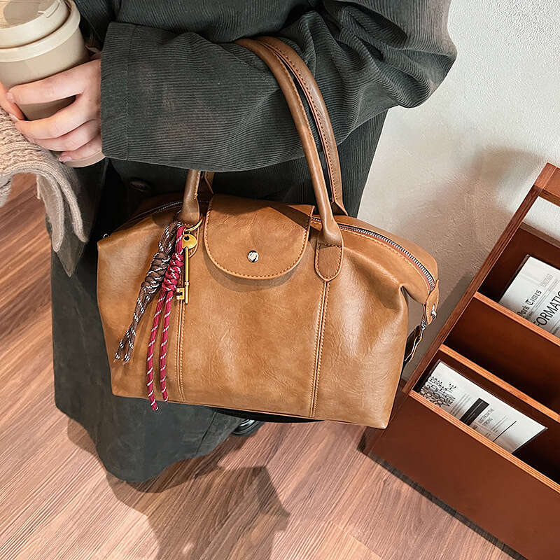 High-end Large Capacity Handbag 2025 New Simple Classic Fashion Commuter Shoulder Tote Women's Bag